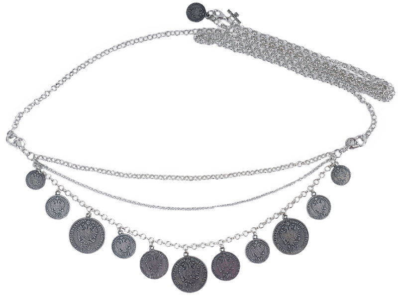 Dirndlgürtel-Schürzengürtel Münzen Charivari