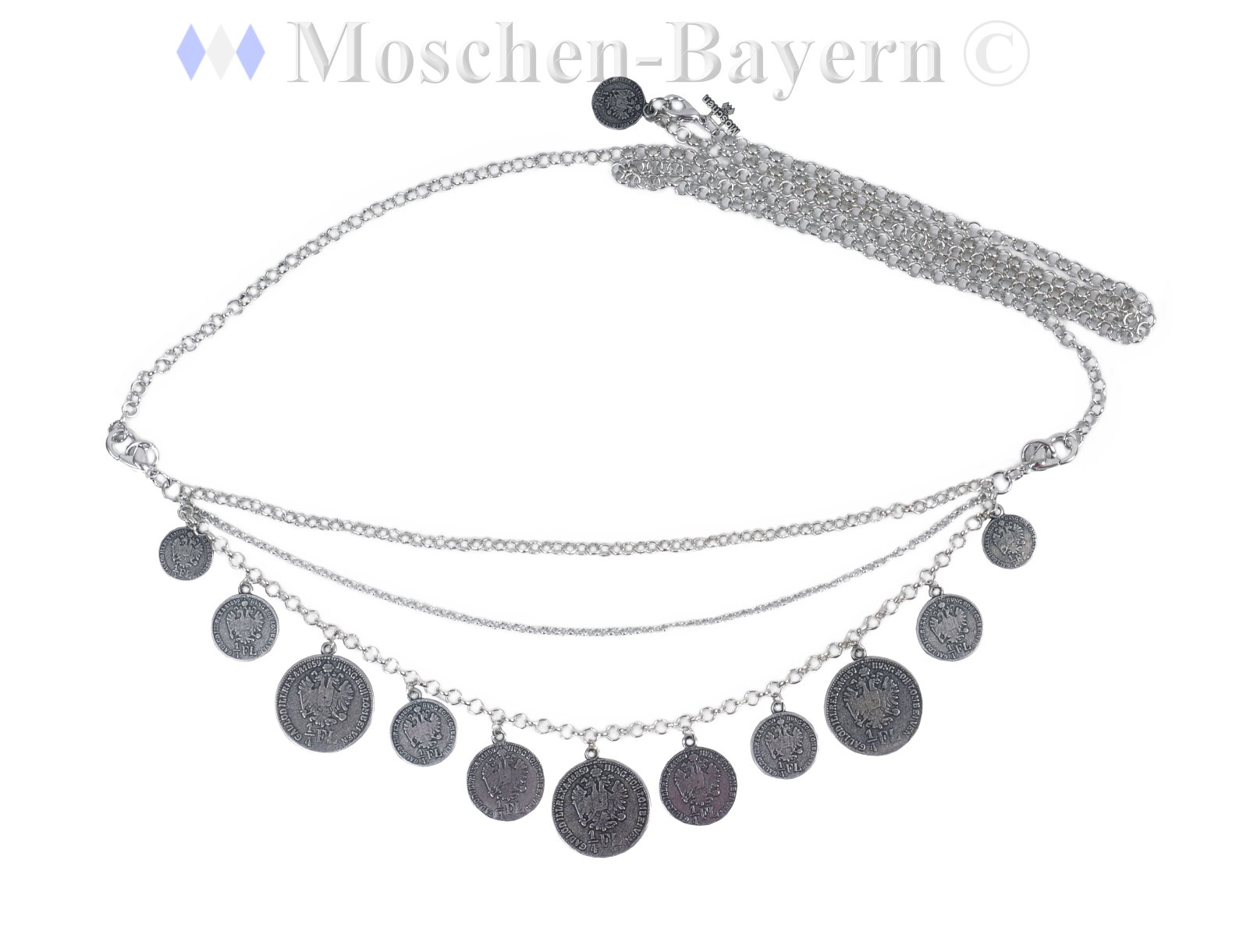 Dirndlgürtel-Schürzengürtel Münzen Charivari